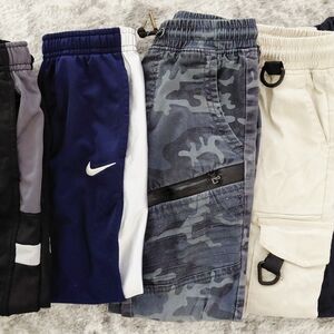 Nike Kids Navy and White Shorts